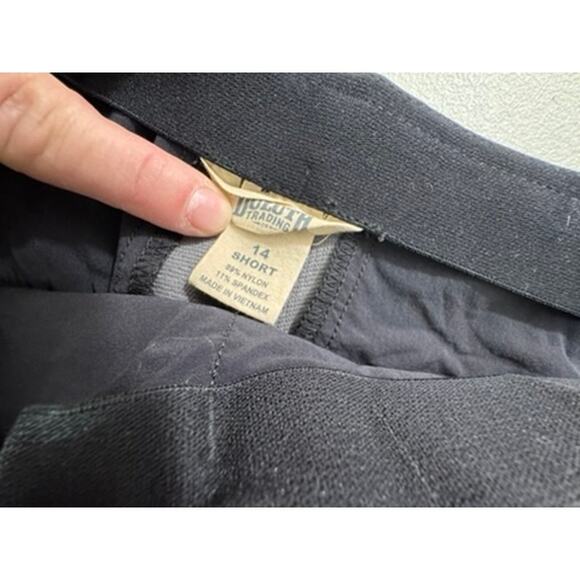 "DULUTH" Women's Nylon/Spandex Pants Size 14 Short SIde Zip Work Wear Office - Picture 6 of 8
